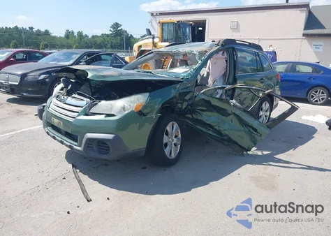 2013 Subaru Outback 2.5I from USA, damaged, VIN 4S4BRBAC4D3201712